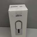 KONSIDEN Desk Fan Bladeless, 11.8 Inch Office Fan Small, Quiet, 3 Speed Adjustment, Touch Control, Easy to Clean, Desk Fans Small Quiet, Ideal for Office, Living Room, Bedroom (Gray/Dark Red)