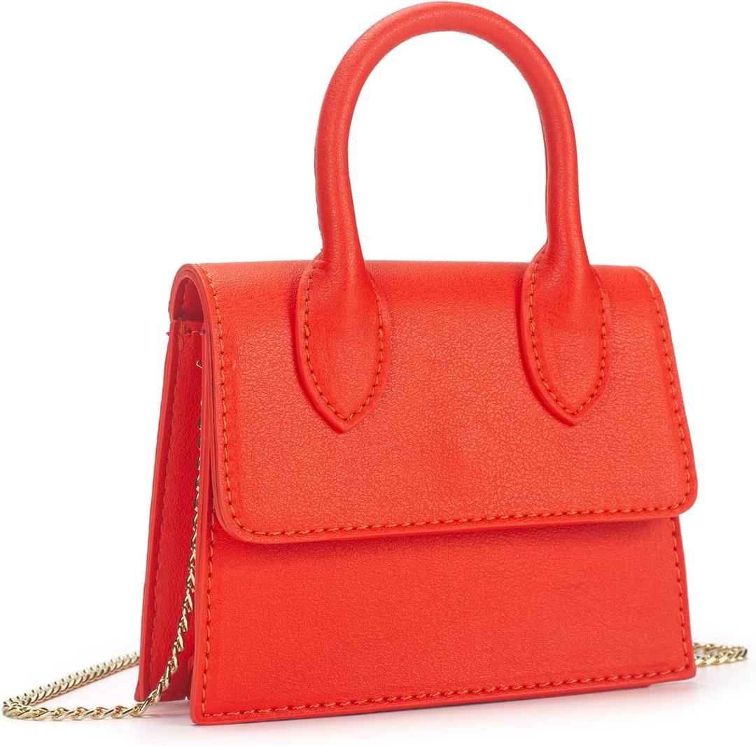 Tiny Purse Mini Bags, Mini Crossbody Bag for Women, Cute Small Purse with Top Handle, Trendy Handbag
