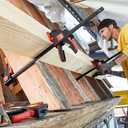 BESSEY EHK SERIES - 600 lb Clamping Force - 36 in - EHKXL36 Trigger Clamp Set - 3.625 in. Throat Depth - Wood Clamps, Tools, & Equipment for Woodworking, Carpentry, Home Improvement, DIY