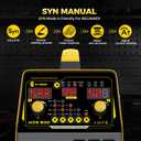 200A MIG Welder 110V/220V Dual Voltage 6 IN 1 MIG/Stick/Flux/Lift TIG Welder,Synergistic Control,LED Display,IGBT Portable Welding Machine for Steel Stainless Steel DIY & Fabrication