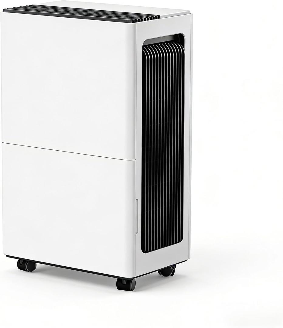 GoGuess 1600 Sq Ft Dehumidifier For Basement, 21 Pints/ Day with Drain Hose & Humidistat. For Basement, Home, RV, 3 Modes & 24H Timer