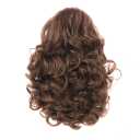 WeKen Hair Bun Medium Long Curly Synthetic Hairpiece Light Brown