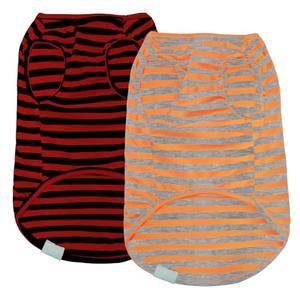 ZhuPolly Dog Shirts for Medium Dogs Boy Girl 2 Pack Stretchy Lightweight Spring Calm Puppy Clothes Breathable Tshirts Orange and Red Size 3XL