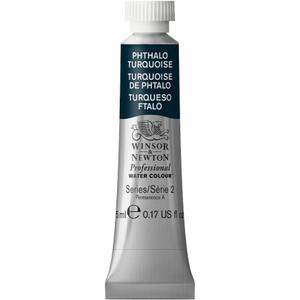 Winsor & Newton Professional Watercolor, 5ml (0.17-oz) Tube, Phthalo Turquoise