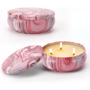 Citronella Candles Outdoor  2 Pack x 13.5oz, Large 3-Wick Soy Wax Tin Candles for Home Patio up to 150 Hours Burning, Lemograss Candle Bulk for Outside Garden Yard Balcony, Summer Camping Huge Candle