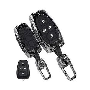 Heavy Duty Zinc Alloy Key Fob Cover, Accessories, Key Fob Case, Keychain Compatible with 2016 2017 2018 2019 2020 2021 2022 Chevy Malibu Camaro Cruze Traverse Sonic Volt Bolt Equinox