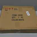 Hand Rails for Outdoor 1-2 Steps, Indoor Stairs, Bathroom, Wall Mount Non-Slip U-Shape Stair Hand Railing White 1 Pack