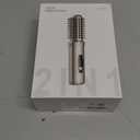 Cordless Hair Straightener Brush, 2 in 1 Curling & Straightening Brush with 200 Million Negative Ions, Mini Travel Hot Straightener Comb for Women, Fast Heating & Dual Voltage