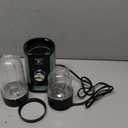 Moss & Stone MiniSmoothie Blender, Compact Personal Blender with Additional Cups Bullet Shape For Frozen Drinks, To-Go Portable Cups with Lids, Juice & Smoothie Maker (Green)