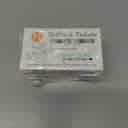 3 x Hadley Designs 50 Greenery Eucalyptus Drink Coupons for a Free at Weddings, Work Events or Party Bar, One Free Beer Wine Alcohol Soft Drink or Food Vouchers, Cheers Large Drinking Paper Raffle Cards