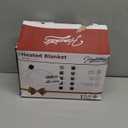 Homemate Heated Blanket Electric Throw - 50“x60“ Heating Blanket with 10 Fast Heat Levels 8 Hours Auto Off Soft Cozy Flannel Over-Heated Protection ETL Certification Keep Warming in Home