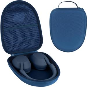 Hard Case Replacement for Sony WH-1000XM6, WH-1000XM5, WH-1000XM4, WH-1000XM3 Noise Canceling Headphones, Portable Travel Headphone Cases (Dark Blue Case)