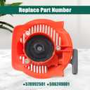 YUXIVCNE 578992501 Recoil Starter Assembly with Pull Cord Compatible with Husqvarna 525L 525LS 525LST 525RS String Trimmer Parts, Replace 596249001