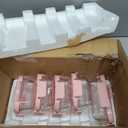 10 Pack Glass Meal Prep Containers with Lids and Steam Vent, Leak-Proof Food Storage Containers with Airtight Lids, Dishwasher / Microwave / Oven / Freezer Safe Glass Containers for Leftovers (Pink)