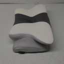 Cervical Neck Pillow for Pain Relief - Ergonomic Side Sleeper Pillow for Neck Support, Cooling Cervical Pillow for Sleeping, Contour Orthopedic Memory Foam Pillows for Back Stomach Sleepers (Dark Grey & White)