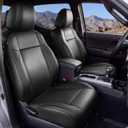 Front Seat Covers for Toyota Tacoma 2016-2023 Double & Access Cab, 3rd Gen
Nappa Leather, 3D Laser-Scan Custom Fit, Waterproof, Easy-Clean, Full Coverage, Airbag Compatible, Pet & Scratch Protection