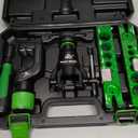 Bonvoisin Flaring Tool Kit 1/4-3/4 HVAC Single Flare Tool 45 45 Eccentric Tube Flaring Tool with Pipe Cutter for Copper Aluminum Tubing (5 in 1 Kit)