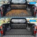 Nilight Truck Bed Mat Compatible with 2019-2023 Ford Ranger Short Bed 5 FT Accessories, Heavy-Duty TPE Thicken Edge, Non-Slip 4 x 4 Lariat 2.3L USA Version, All Weather Protection Pickup Liner, 1-Pack