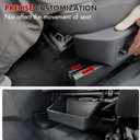 Mabett Under-Seat Storage Box for Ford Maverick Power Seat 2026 2022-2025, Front Row Electric Seat Underseat Organizer Accessories