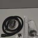 Delta Faucet Trinsic Single Spray Wall-Mount Hand Shower, Hand Held Shower with Hose, Black Handheld Shower Head, Slide Bar Hand Shower, Handheld Shower, Matte Black 55085-BL