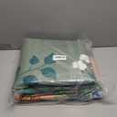 5x7 Floral Washable Area Rugs, Lagre Living Room Rug Floral Vintage Soft Ultra Thin Kids Bedroom Carpet Rug for Girls Playroom Entryway, Green (Multi 1031)