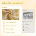 Alsoo Checkered Tablecloth Rectangle Cotton Linen Fabric Gingham Table Cloth Buffalo Plaid Table Cover with Tassel Wrinkle Free Washable for Kitchen Dining Picnic, Yellow and White, 55"X120''