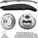 Timing Chain Kit With Intake/Exhaust VVT Gear Sprocket, Compatible with 2011-2014 Hyundai Elantra Cpupe 2012-2013 KIA Soul, 1.8 2.0L Engine, Replace# 24350-2E001 24370-2E000 24410-2E000 918-795