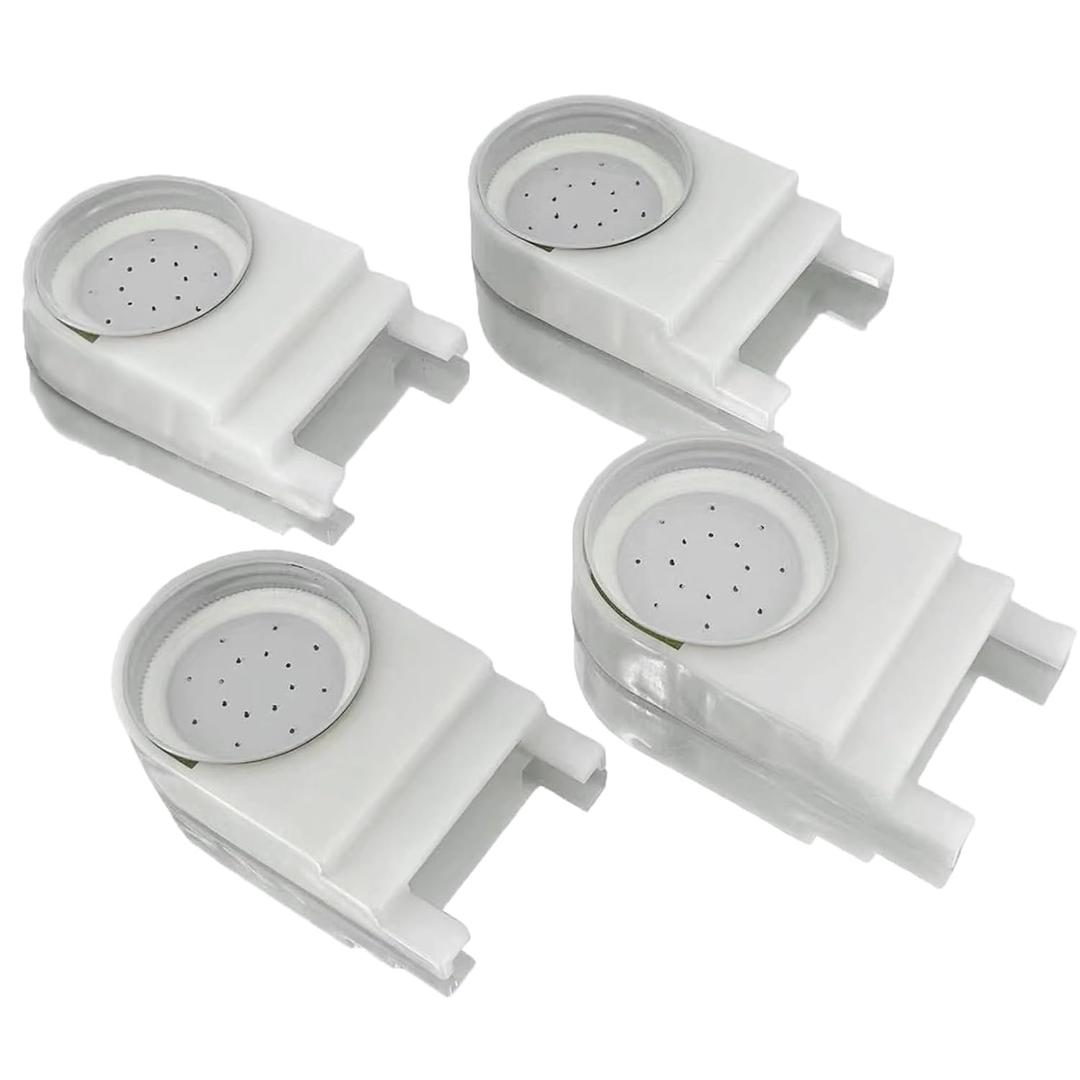 Bee Hive Feeder White Beehive Entrance Feeder with Lid Bee Sugar Water Feeder of Beekeeping Supplies, 3 Pack