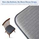 SWEMSTAR Chair Cushions - 15"*17" Kitchen Dining Chair Pads Foam Seat Cushion for Chairs Barstool Cushions Non Slip Seat Pad