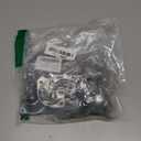 HLMOptimo 1” Rolling Ball Transfers 16 pcs, Universal Transfer Bearings of 400 Lbs Load Capacity, Two-Hole Flange Mounted Roller Bearings for Conveyor Transmission Furniture Wheelchair