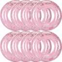 Wettarn 8 Pcs Inflatable Pool Floats Toys Swim Tubes Rings Inner Glitter Sequin Pool Tube Water Swimming Party Ring Float Tube for Boys Girls Outdoor Summer Beach Swimming(Pink)