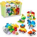 LEGO DUPLO Classic Cars and Trucks Brick Box Building Blocks - Learning & Educational STEM Toys for Toddlers, Ages 1.5+ Years - Develops Fine Motor Skills - Gift for Toddler Birthday - 10439