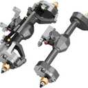 SCX24 Diamond Shape Portal Axle for 1/24 Axial SCX24 C10 90081 AXI00002 AX24 Ford Bronco AXI00005 RC Crawler Metal Upgrade (Gray)