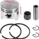 44mm Big Bore Cylinder Piston Ring Kit 44-6 for 2 Stroke Engine 43cc 47cc 49cc Pocket Mini Dirt Bike ATV Quad Gas Scooter Coolster Mini Pocket Bike