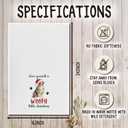 Merry Christmas Australian Shepherd Kitchen Towels, Australian Shepherd Gifts Dish Tea Towels, Aussie Dog Lover Gifts Decorative Hand Towel for Kitchen Bathroom, 16x24 Inch Set of 2