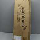 Regalo My Cot Pal Extra Long Portable Toddler Bed - Eye Lashes, White, Small Single