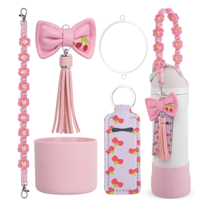 Used for Owala Water Bottle Accessories 16oz 24oz 32oz,Compatible with Owala Water Bottle Handle Strap Charms Silicone Boots