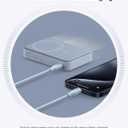 Anker MagGo Power Bank, Qi2 Certified 15W Ultra-Fast MagSafe-Compatible Portable Charger, 10,000mAh Battery Pack with Smart Display & Foldable Stand, For iPhone 16/15/14/13 Only (USB-C Cable Included) (Blue)