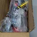 Caster Wheels 4 Inch, Heavy Duty Caster Set of 4, Swivel Castor Wheel with Dual Locking Brakes, Silent Polyurethane (PU) Wheels, 360° Rotation, for Furniture and Workbench, Load 2600lbs