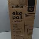 Diaper Dekor EKO Classic Diaper Pail Gift Set, White ONLY Eco-Friendly Diaper Pail Made with 70% Recycled Materials Comes with up to a Year's Supply Worth of Diaper Dekor Refills!