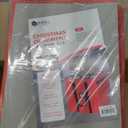 Christmas Extra Large Ornament Storage Container - Box Stores Up to 48  6 Ornaments  With 4 Individual Trays -Heavy Duty 600D Tear Resistant Material, Zippered, Adjustable Dividers.