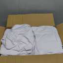 Peomeise Stretch Spandex Folding Chair Cover for Wedding Party Dining Banquet Event (White,25pcs)