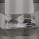 Lefree 2 Pack Silicone Toilet Brush Set with Ventilated Holder, Floor Standing & Wall Mounted Toilet Scrubber (Gray)