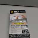 Duck Brand MAX Strength Rolled Window Insulation Kit, 62 in. x 126 in, Clear, Covers 3, 3' x 5' Windows, 3-Pack (287100)