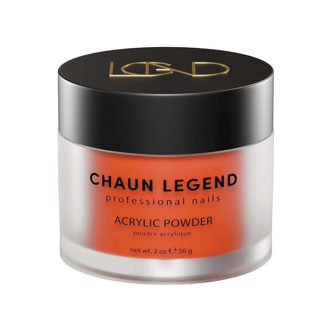 Chaun Legend Acrylic Powder, 2 Oz Long Lasting Salon Quality, Bubble Free, Self Leveling Professional Manicures, Fake Nails, Carving & Extensions, A No Brainer