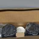 RACETOP [100 pack] Disposable Coffee Cups with Lids 12 oz, Hot Paper Cups with Lids, To Go Cup with Lid (White)