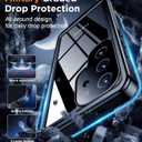 Temdan Designed for Samsung Galaxy S25 Ultra Case Waterproof, Built-in Lens & Screen Protector Military Grade Shockproof Dropproof IP68 Underwater Full Body Phone Case for Galaxy S25 Ultra 6.9"-Black