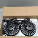 LED High Bay Lights 180W UFO Shop Lights 32400 LM 6000K Commercial Bay Lighting Fixture IP65 5ft Cable Plug & Play for Warehouse Factory Garage Workshop Barn 2 Pack