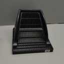 NDS 1200DSG Square Catch Basin Drain Downspout Grate, Fits 12-Inch Square Catch Basin Drain, Riser, or Low-Profile Adapter, 12-Inch, Plastic, Black