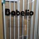 Babelio 36" Tall Baby Gate, PressGuard P7, 29-48" Auto Close Pressure Mounted Dog Gate for Stairs, Doorways & Hallway, Protector Basics Easy Walk Thru Pet Gate, White